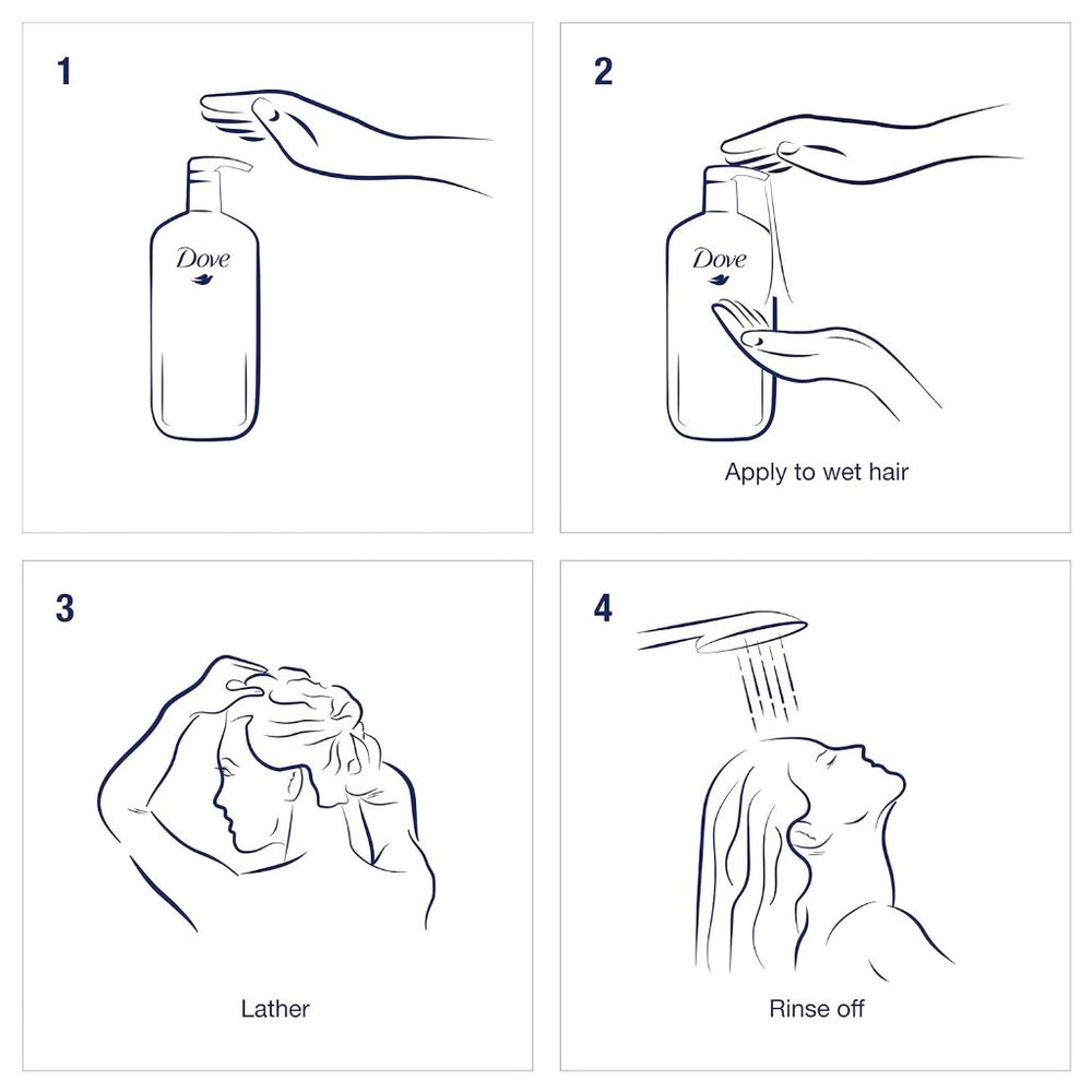 Dove Nutritive Solutions Daily Moisture, Shampoo and Conditioner Duo Set, 40 Oz - Picture 3 of 5